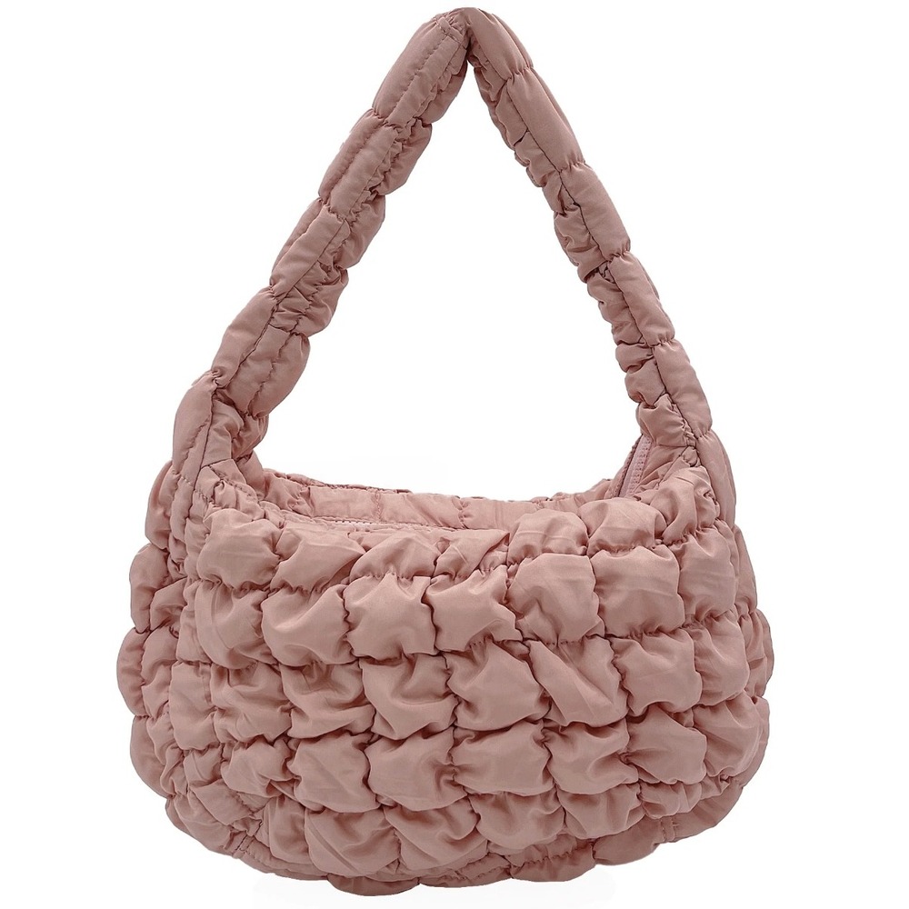 Do Everything in Love Small‎ Quilted Bag in Pink Trendy Y2K Style